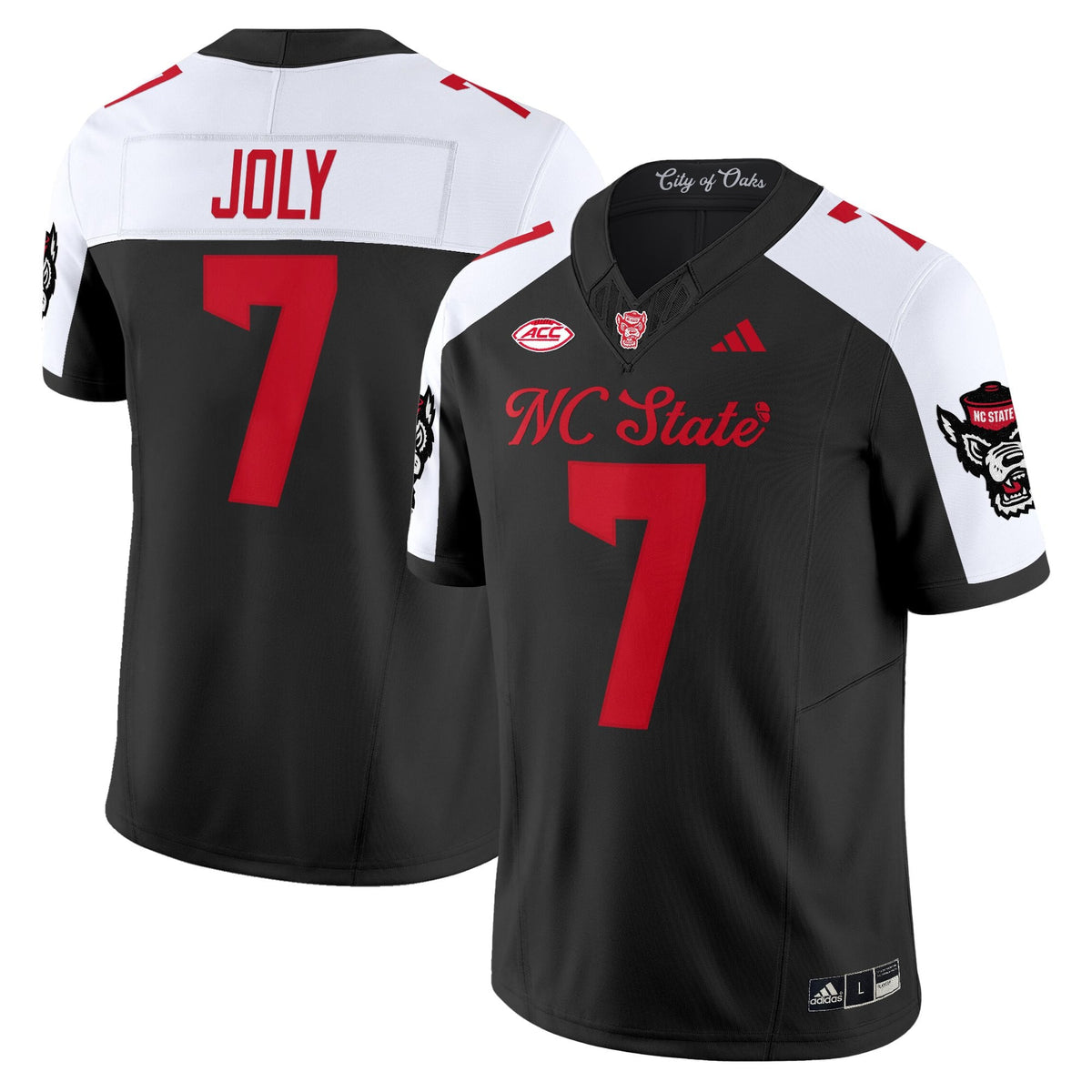 Men's NC State Wolfpack 'City of Oaks' Vapor Limited Jersey - All Stitched