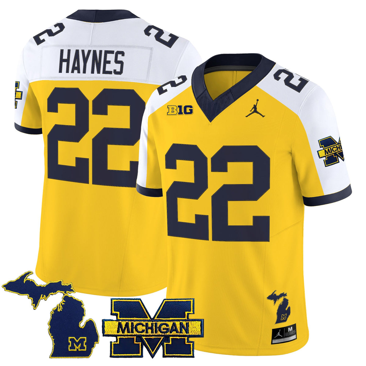 Men's Michigan Wolverines 2025 Vapor Limited Jersey V2 - All Stitched