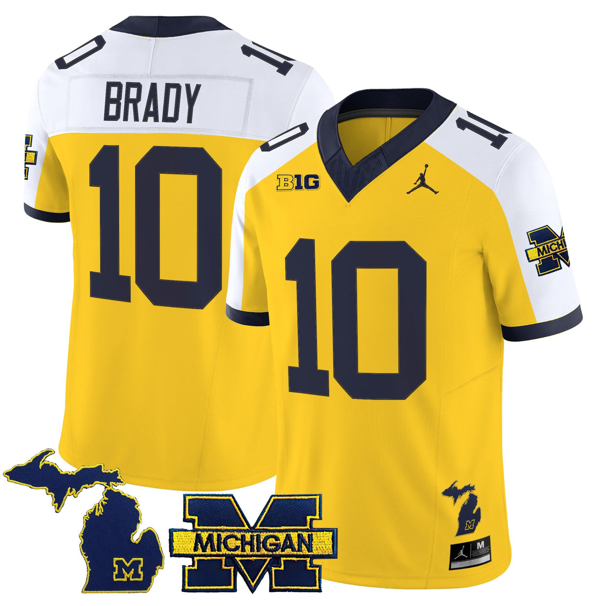 Men's Michigan Wolverines 2025 Vapor Limited Jersey V2 - All Stitched