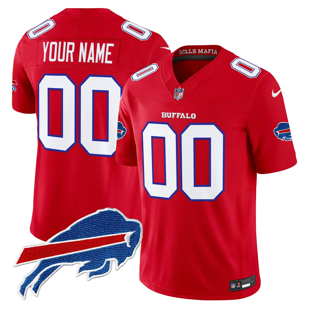 Buffalo Bills 2025 "Rivalries" Vapor Limited Custom Jersey - All Stitched