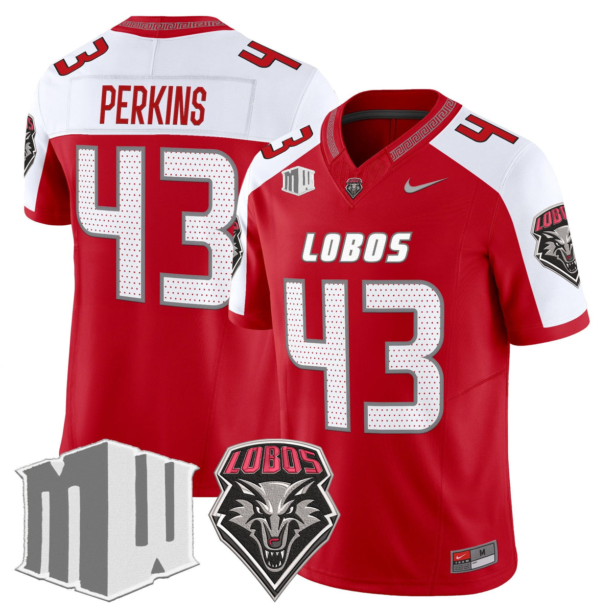 Men's New Mexico Lobos 2025 Vapor Limited Jersey - All Stitched