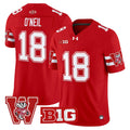 Men's Wisconsin Badgers Throwback Vapor Limited Jersey - All Stitched