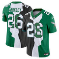 Saquon Barkley Philadelphia Eagles Split Jersey - All Stitched