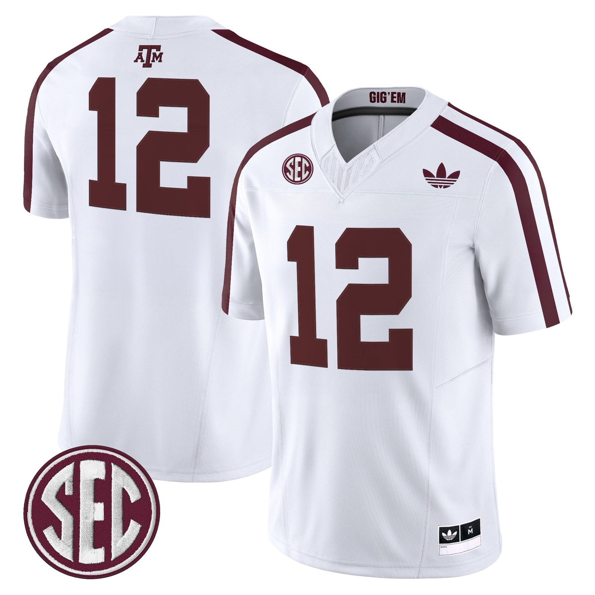 Men's Texas A&M Aggies 2025 Vapor Limited Jersey V2 - All Stitched