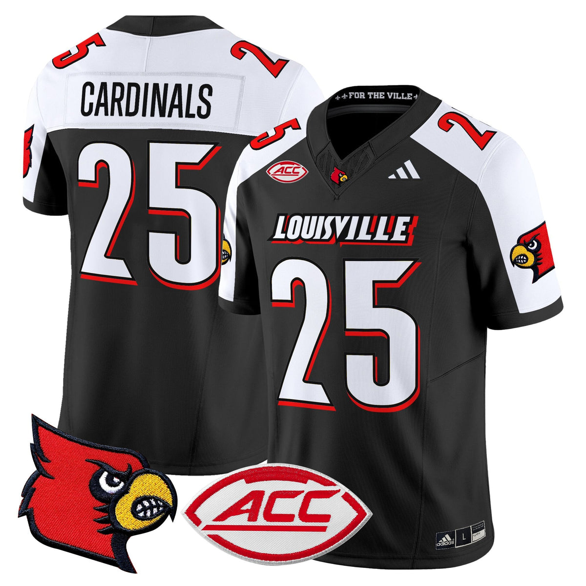 Men's Louisville Cardinals 2025 Vapor Limited Jersey - All Stitched
