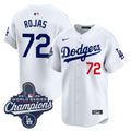 Men's #72 Miguel Rojas 2025 World Series Champions Vapor Premier Limited Jersey - All Stitched