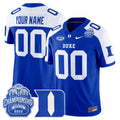 Duke Blue Devils 2025 ACC Championship Vapor Limited Custom Jersey - All Stitched