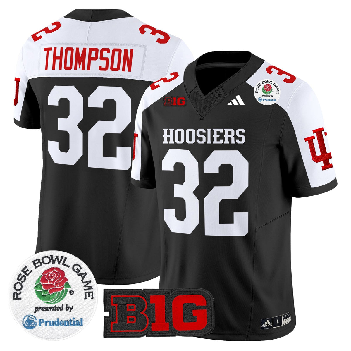 Men's Indiana Hoosiers 2025 Rose Bowl Vapor Limited Jersey - All Stitched