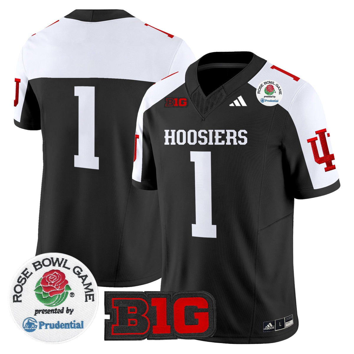 Men's Indiana Hoosiers 2025 Rose Bowl Vapor Limited Jersey - All Stitched