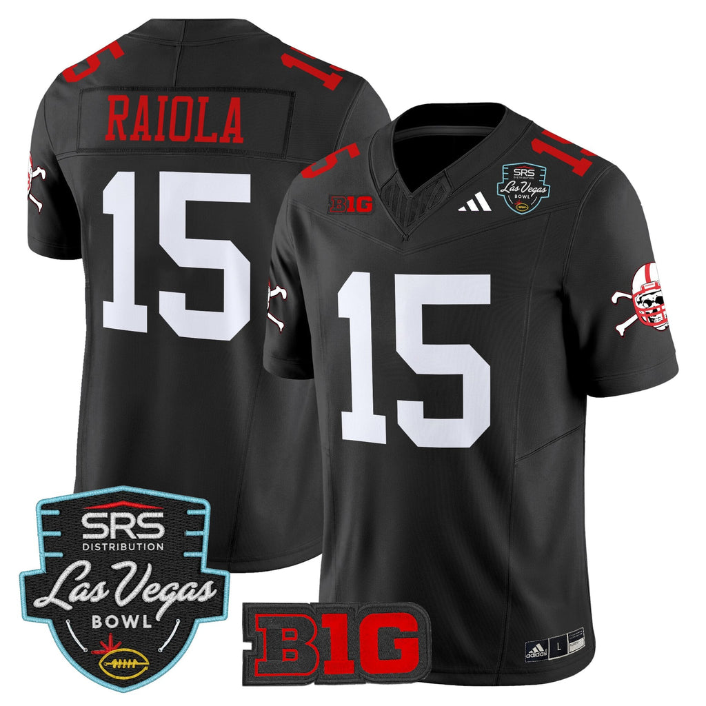 Men's Nebraska Cornhuskers 2025 Las Vegas Bowl Vapor Limited Jersey - All Stitched
