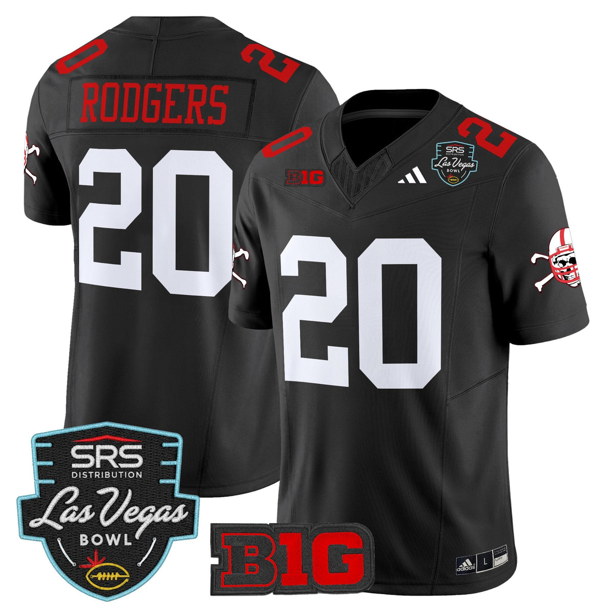 Men's Nebraska Cornhuskers 2025 Las Vegas Bowl Vapor Limited Jersey - All Stitched