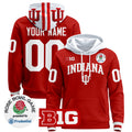 Indiana Hoosiers 2025 Rose Bowl Premium Custom Pullover Hoodie - All Stitched