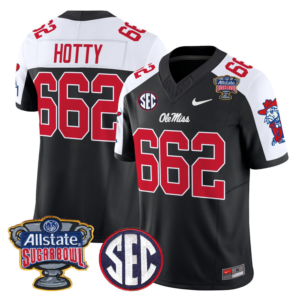 Men's Ole Miss Rebels 2026 Sugar Bowl Vapor Limited Jersey - All Stitched