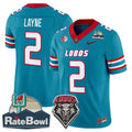 Men's New Mexico Lobos 2025 Rate Bowl Vapor Limited Jersey - All Stitched