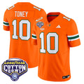 Men's Miami Hurricanes 2025 Cotton Bowl Vapor Limited Jersey - All Stitched