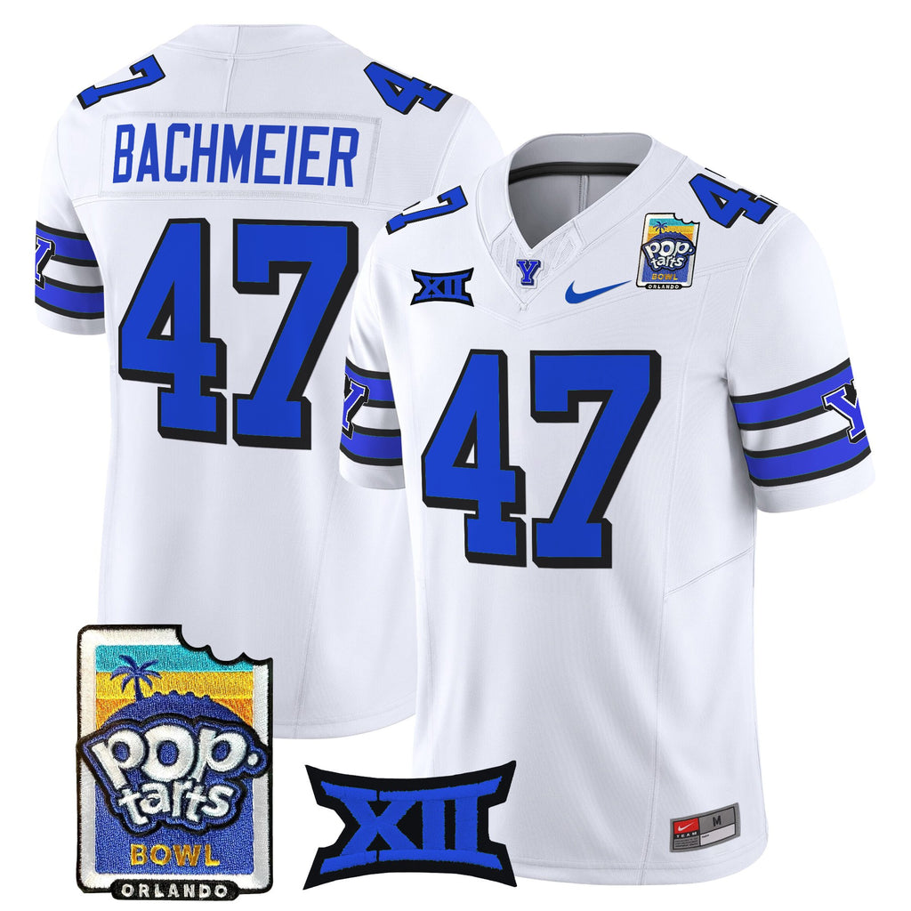 Men's BYU Cougars 2025 Pop-Tarts Bowl Vapor Limited Jersey - All Stitched