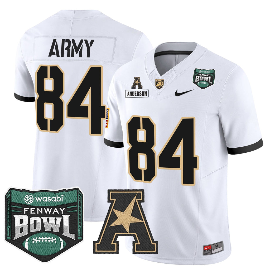 Men's Army Black Knights 2025 Fenway Bowl Vapor Limited Jersey - All Stitched
