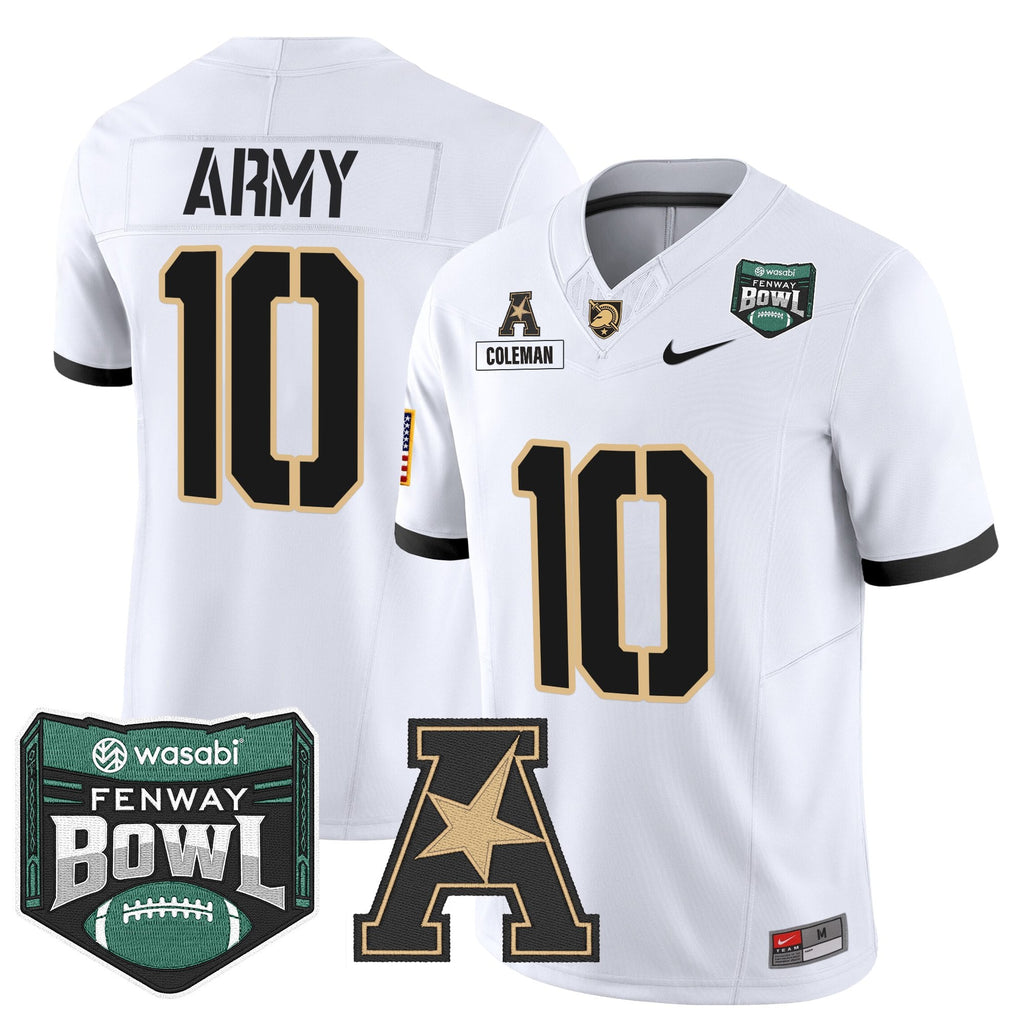 Men's Army Black Knights 2025 Fenway Bowl Vapor Limited Jersey - All Stitched
