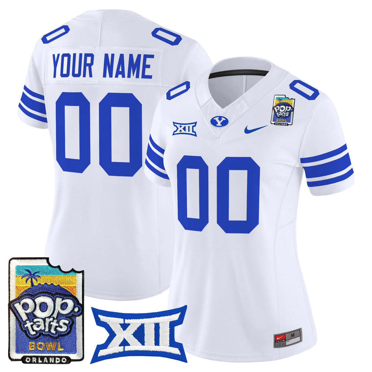 BYU Cougars 2025 Pop-Tarts Bowl Vapor Limited Custom Jersey - All Stitched