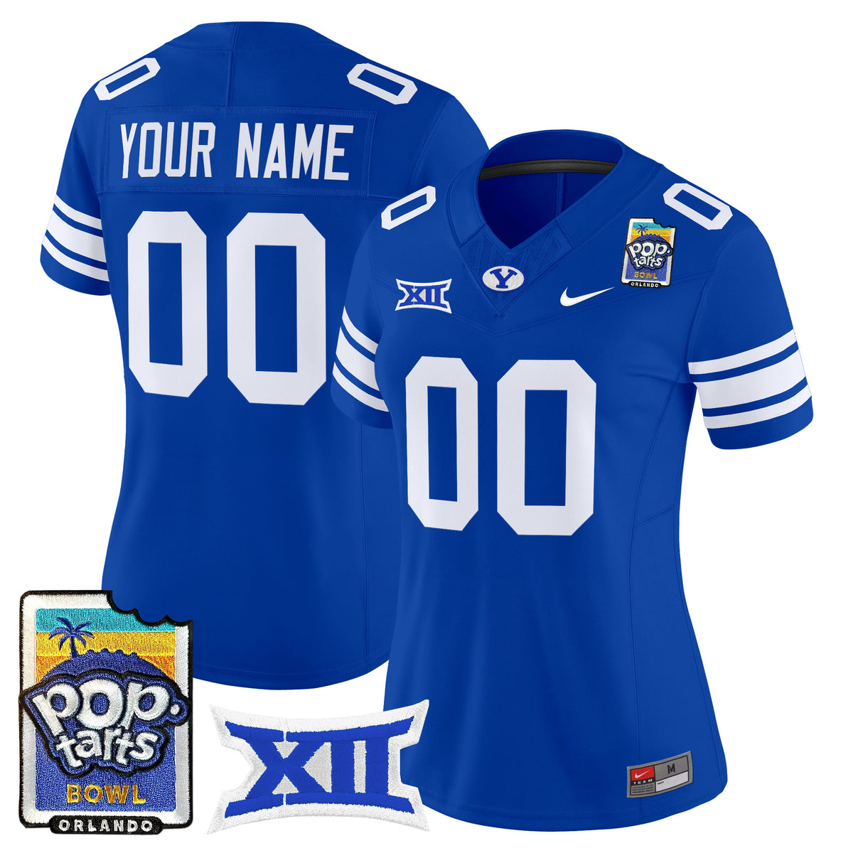 BYU Cougars 2025 Pop-Tarts Bowl Vapor Limited Custom Jersey - All Stitched