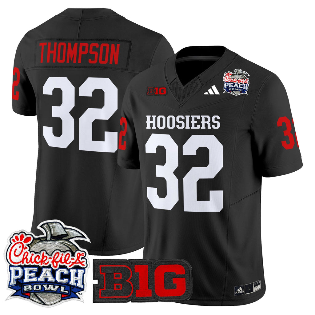Men's Indiana Hoosiers 2026 Peach Bowl Vapor Limited Jersey - All Stitched