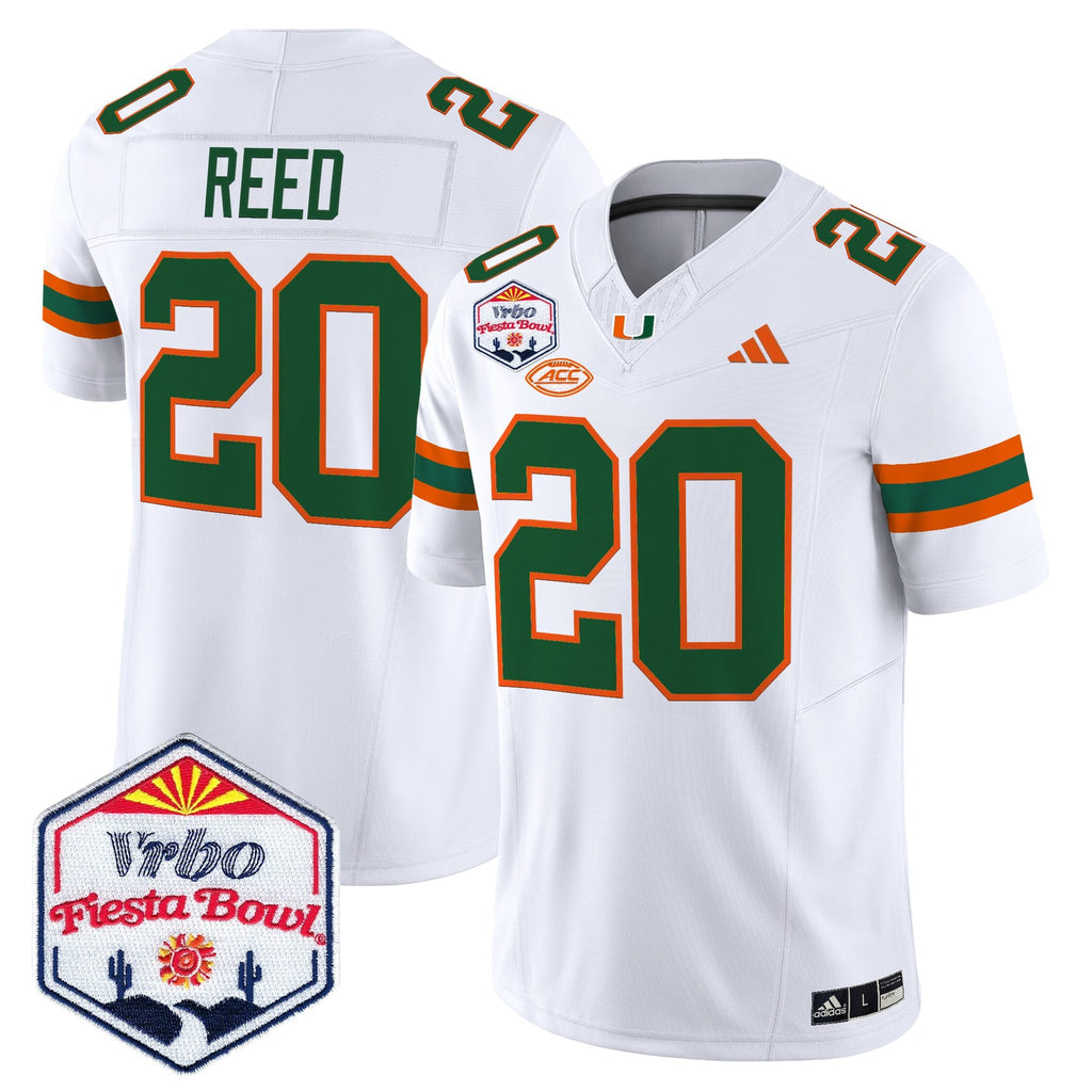 Men's Miami Hurricanes 2026 The Fiesta Bowl Vapor Limited Jersey - All Stitched