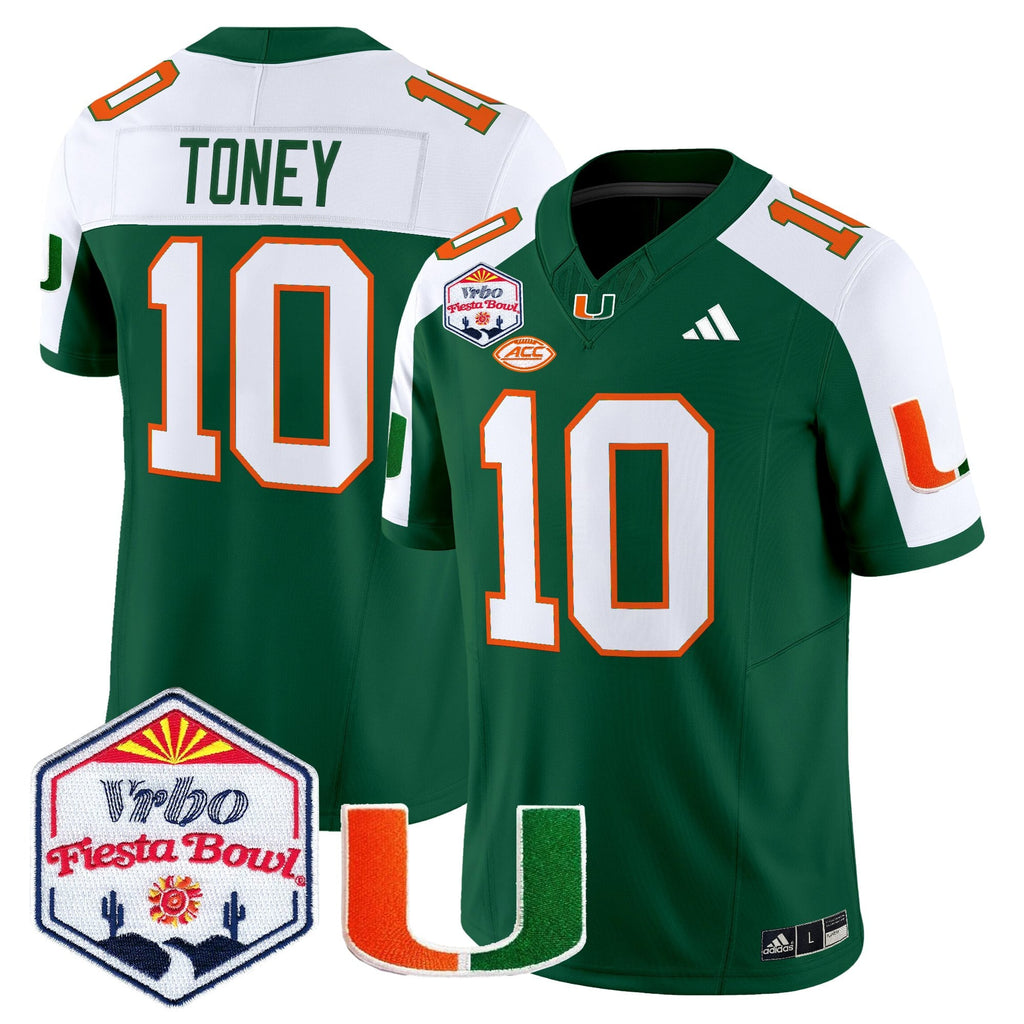Men's Miami Hurricanes 2026 The Fiesta Bowl Vapor Limited Jersey - All Stitched