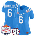 Women's Ole Miss Rebels 2026 The Fiesta Bowl Vapor Limited Jersey - All Stitched
