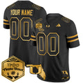 Miami Hurricanes 2026 The Fiesta Bowl & Florida Patch Gold Vapor Limited Custom Jersey - All Stitched