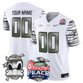 Oregon Ducks "Mummy Duck" Vapor Limited Custom Jersey - 2026 Peach Bowl Patch - All Stitched