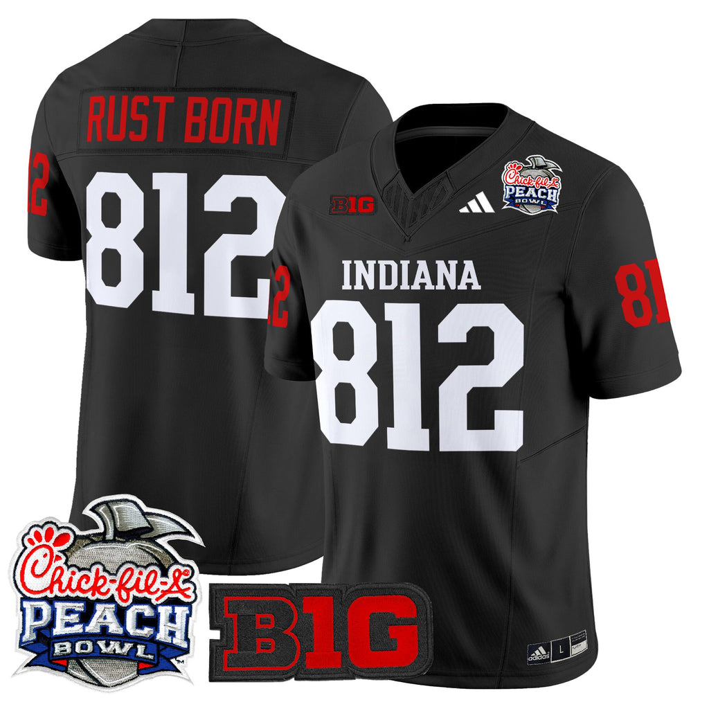 Men's Indiana Hoosiers 2026 Peach Bowl Vapor Limited Jersey V2 - All Stitched