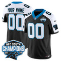 Carolina Panthers 2025 NFC South Division Champions Vapor Limited Custom Jersey - All Stitched