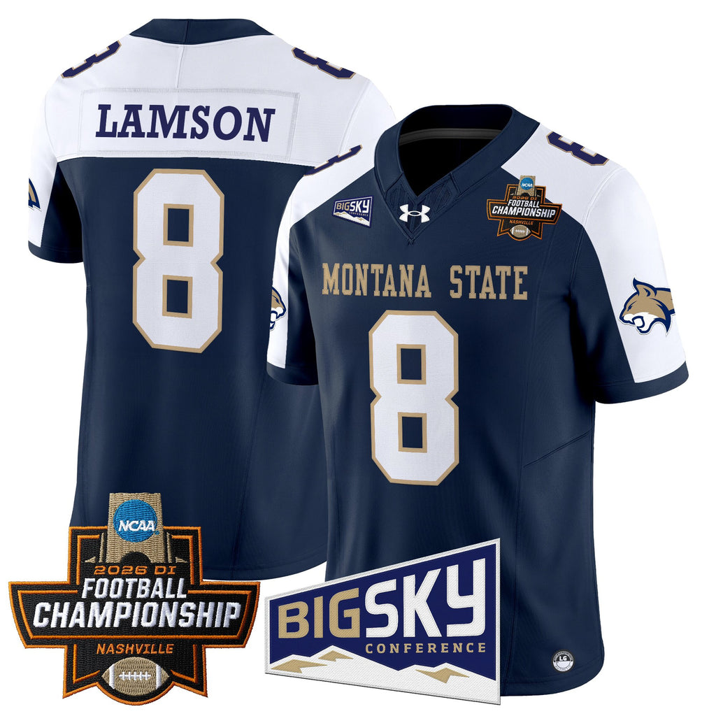 Men's Montana State Bobcats 2026 Football Championship Vapor Limited Jersey - All Stitched