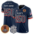 Men's Navy Midshipmen 1776-2026 America Vapor Limited Jersey - Stitched