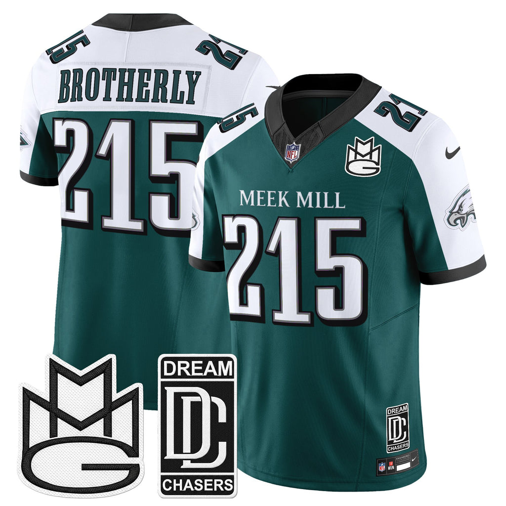 Men's Philadelphia Eagles x Meek Mill Vapor Limited Jersey - All Stitched