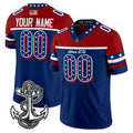 Navy Midshipmen America 250th Vapor Limited Custom Jersey - Stitched