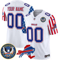 Buffalo Bills "America250 Edition" Style Vapor Limited Custom Jersey - All Stitched