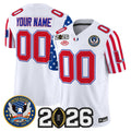 Miami Hurricanes "America250 Edition" Vapor Limited Custom Jersey - 2026 CFP Final Patch - All Stitched
