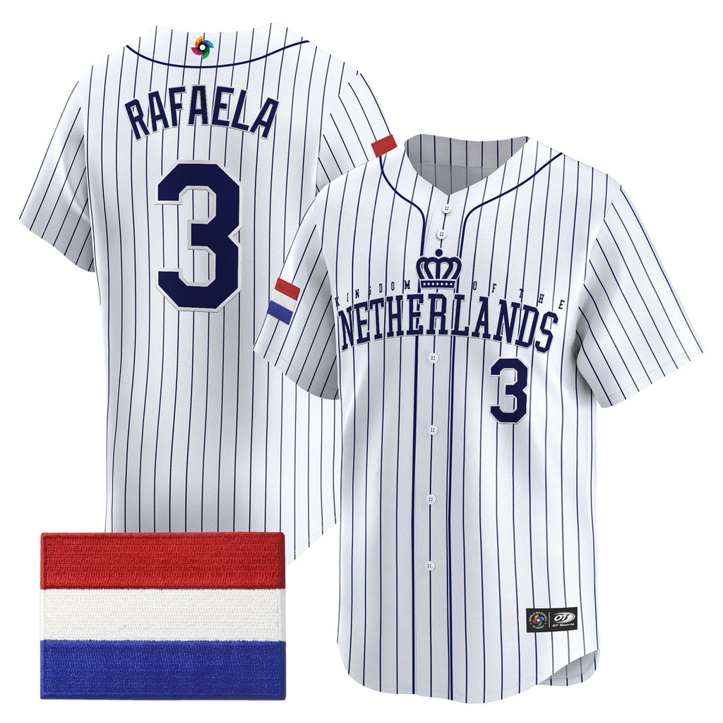 Men's Team Netherlands 2026 World Baseball Classic Vapor Premier Jersey - All Stitched