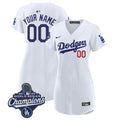 Dodgers 2025 World Series Champions Patch Custom Baseball Dress - All Stitched