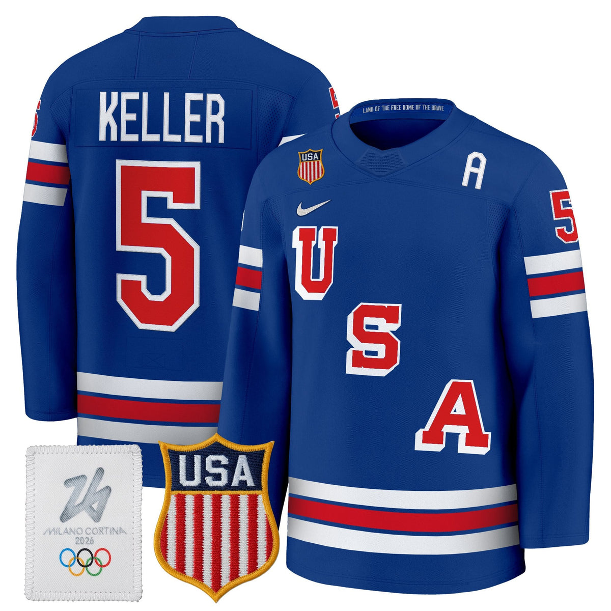 Men's Sizing - 2026 USA Women's Olympic Gold Medalist Hockey Jersey - All Stitched