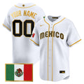 Team Mexico World Baseball Classic Gold Vapor Premier Custom Jersey - All Stitched