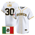 Men's Team Mexico World Baseball Classic Gold Vapor Premier Jersey - All Stitched