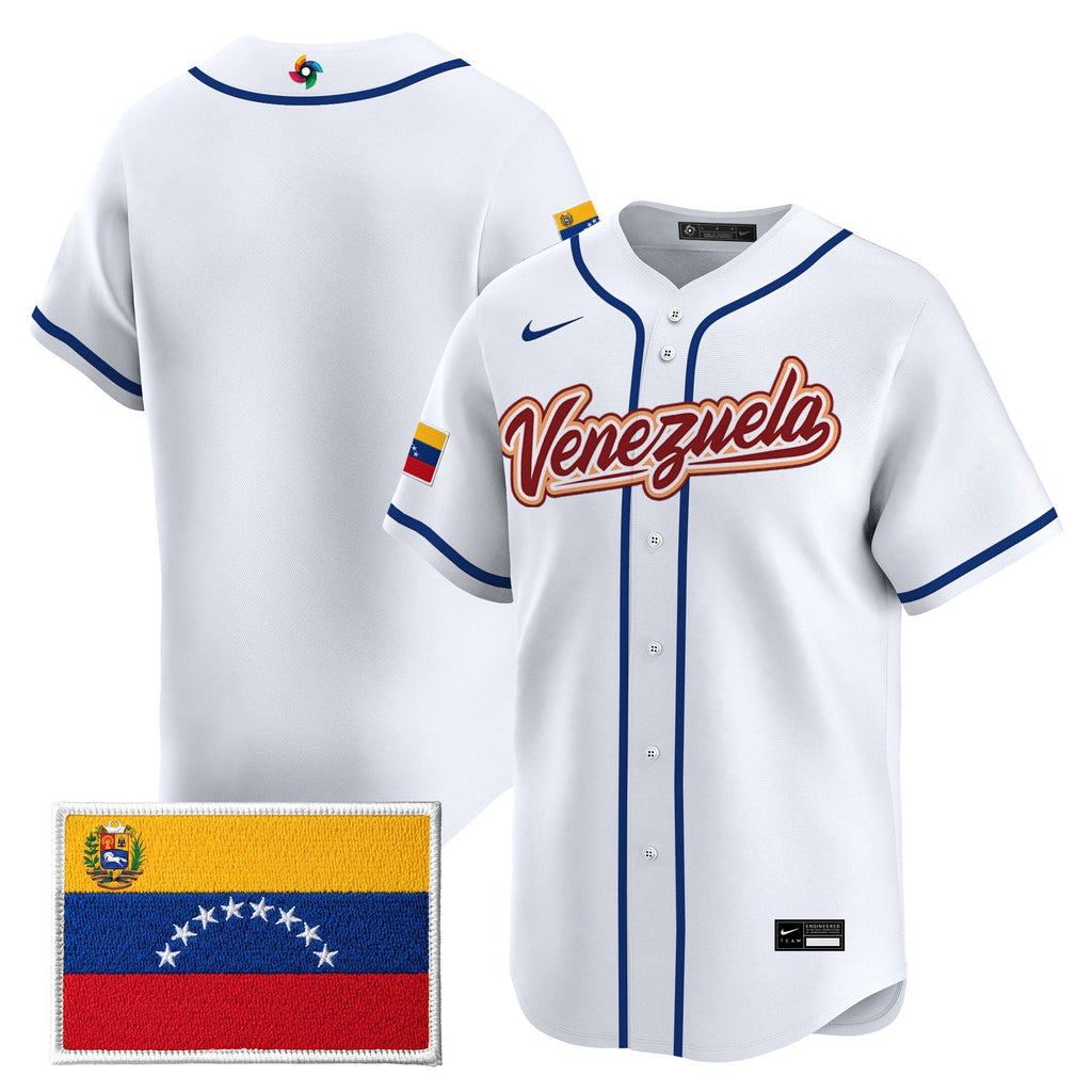Men's Team Venezuela World Baseball Classic Gold Vapor Premier Jersey - All Stitched