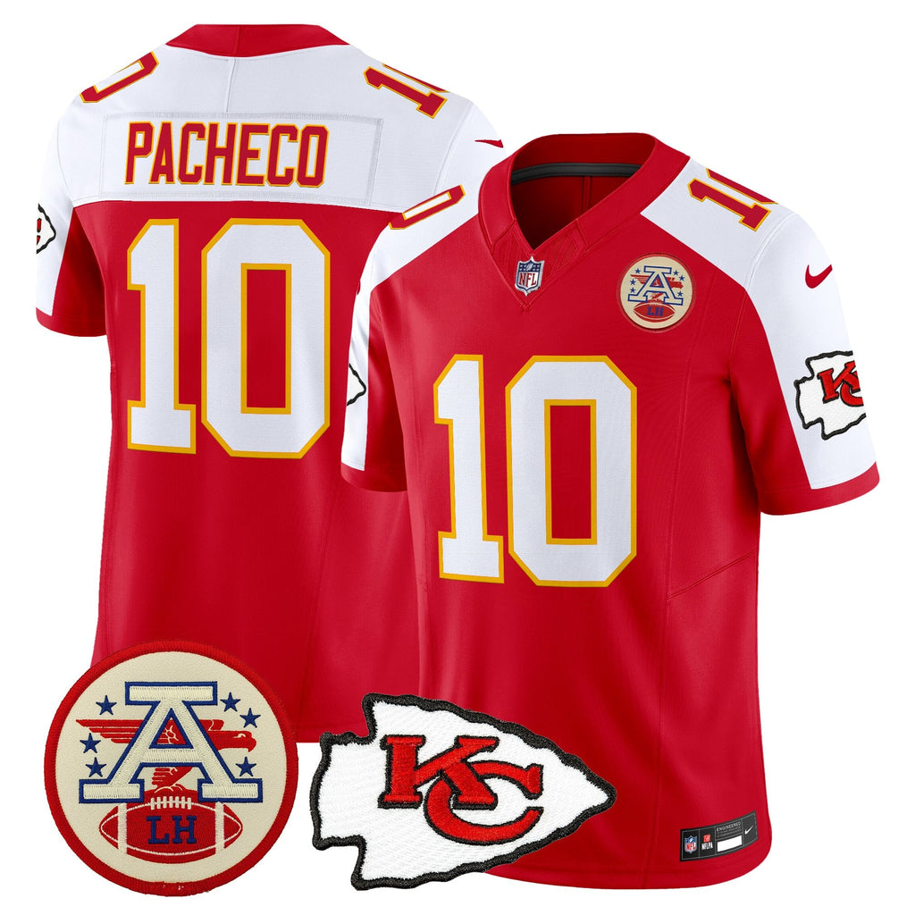 Men's Chiefs 2026 Lamar Hunt Patch Vapor Limited Jersey - All Stitched