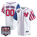 Yankees "America250 Edition" Vapor Premier Limited Custom Jersey - All Stitched