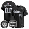 Detroit Tigers ‘Gothic Edition’ Vapor Premier Limited Custom Jersey - All Stitched