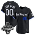 Los Angeles Dodgers "Gothic Edition" Vapor Premier Limited Custom Jersey - All Stitched