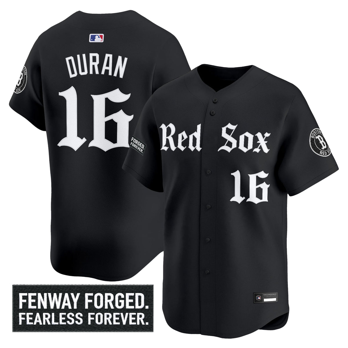 Men's Boston Red Sox 'Gothic Edition' Vapor Premier Limited Jersey - All Stitched