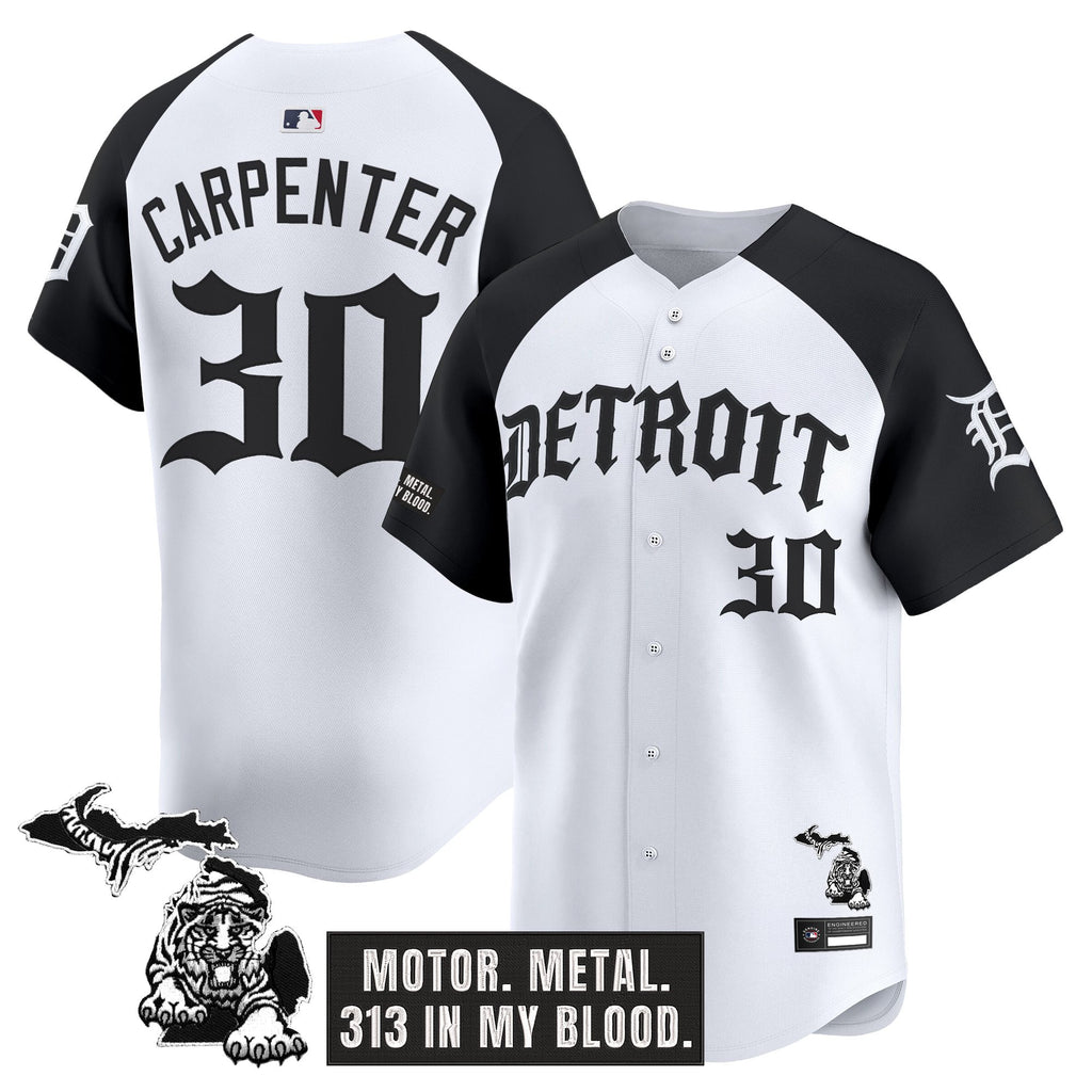 Men's Detroit Tigers 'Old English Edition' Vapor Premier Limited Jersey - All Stitched